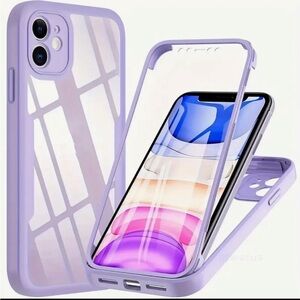 Lavender Smartphone Case with Dual-Layer Protection